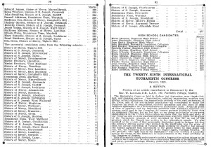 Bursary Results 1928