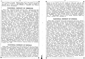 Cessnock, Denman and Dungog Parishes